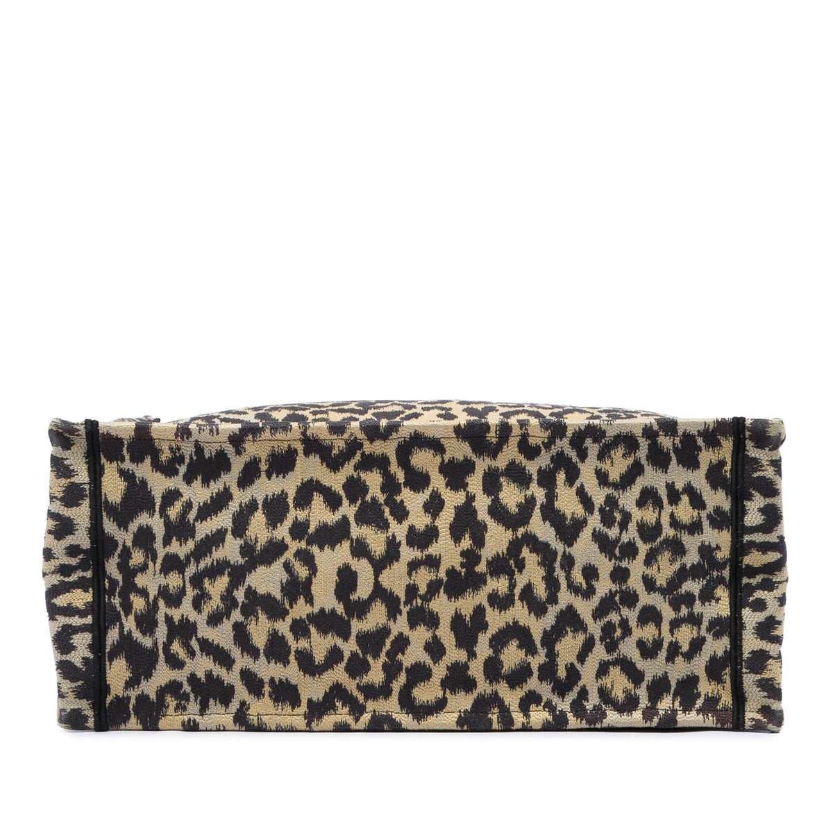 Dior Mizza Large Embroidered Canvas Leopard Book Tote