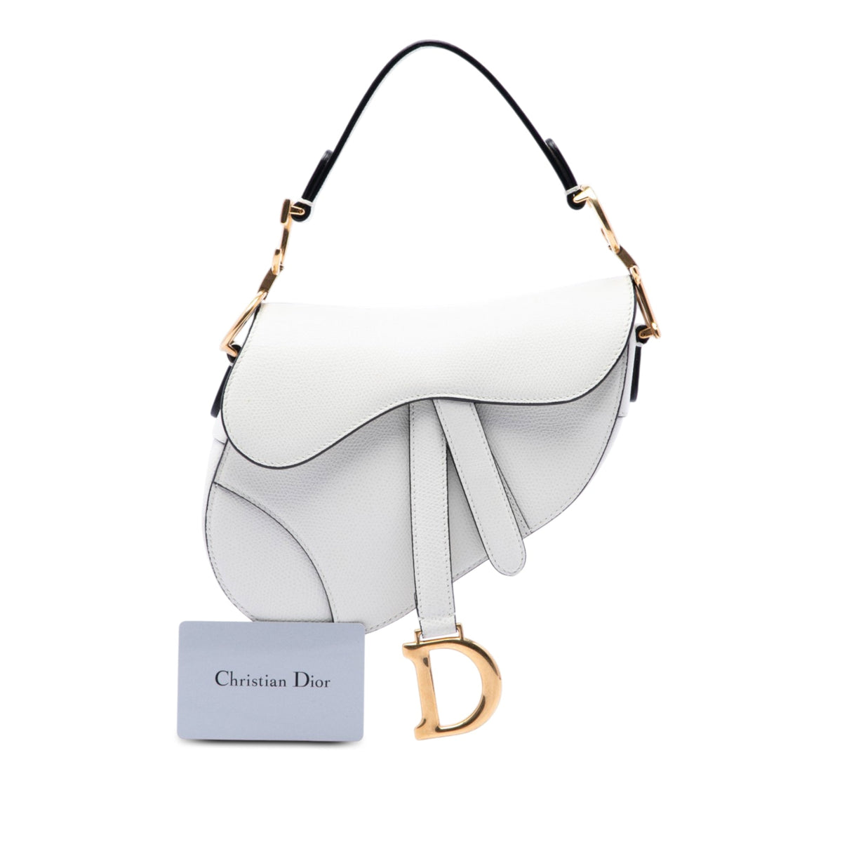 Dior Mini Grained Calfskin Saddle Bag