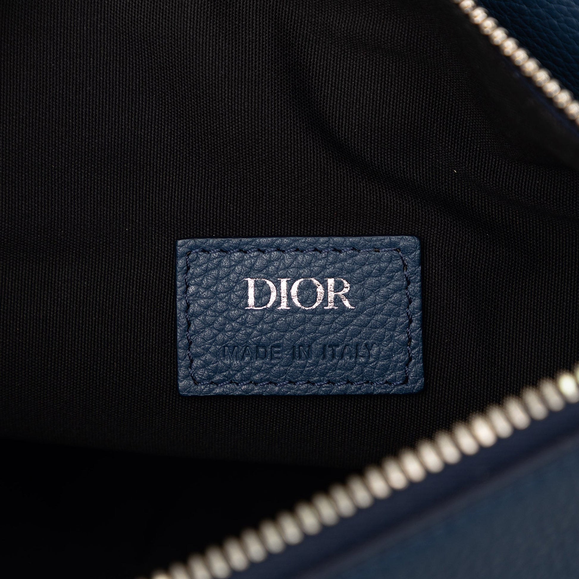 Dior Grained Calfskin Saddle Crossbody