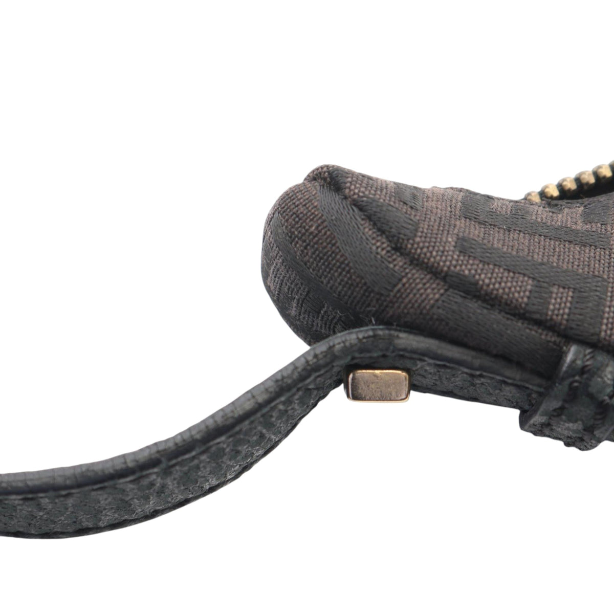 Fendi Zucchino Canvas Shoulder Bag