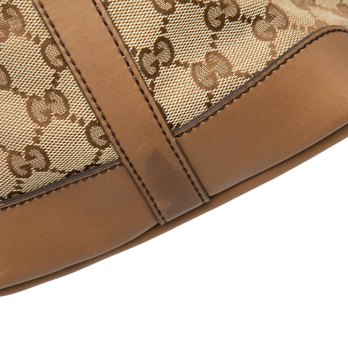 Gucci Medium GG Canvas Craft Tote — Beige