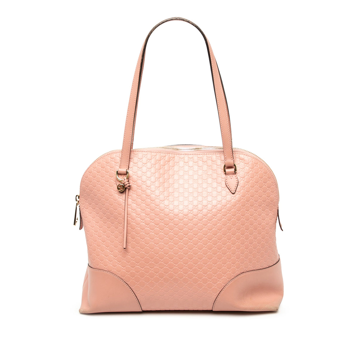 Gucci Microguccissima Bree Dome Tote — Pink