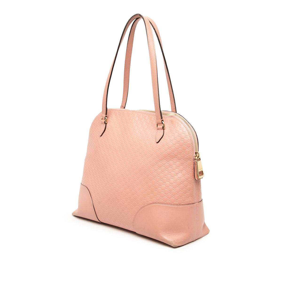 Gucci Microguccissima Bree Dome Tote — Pink