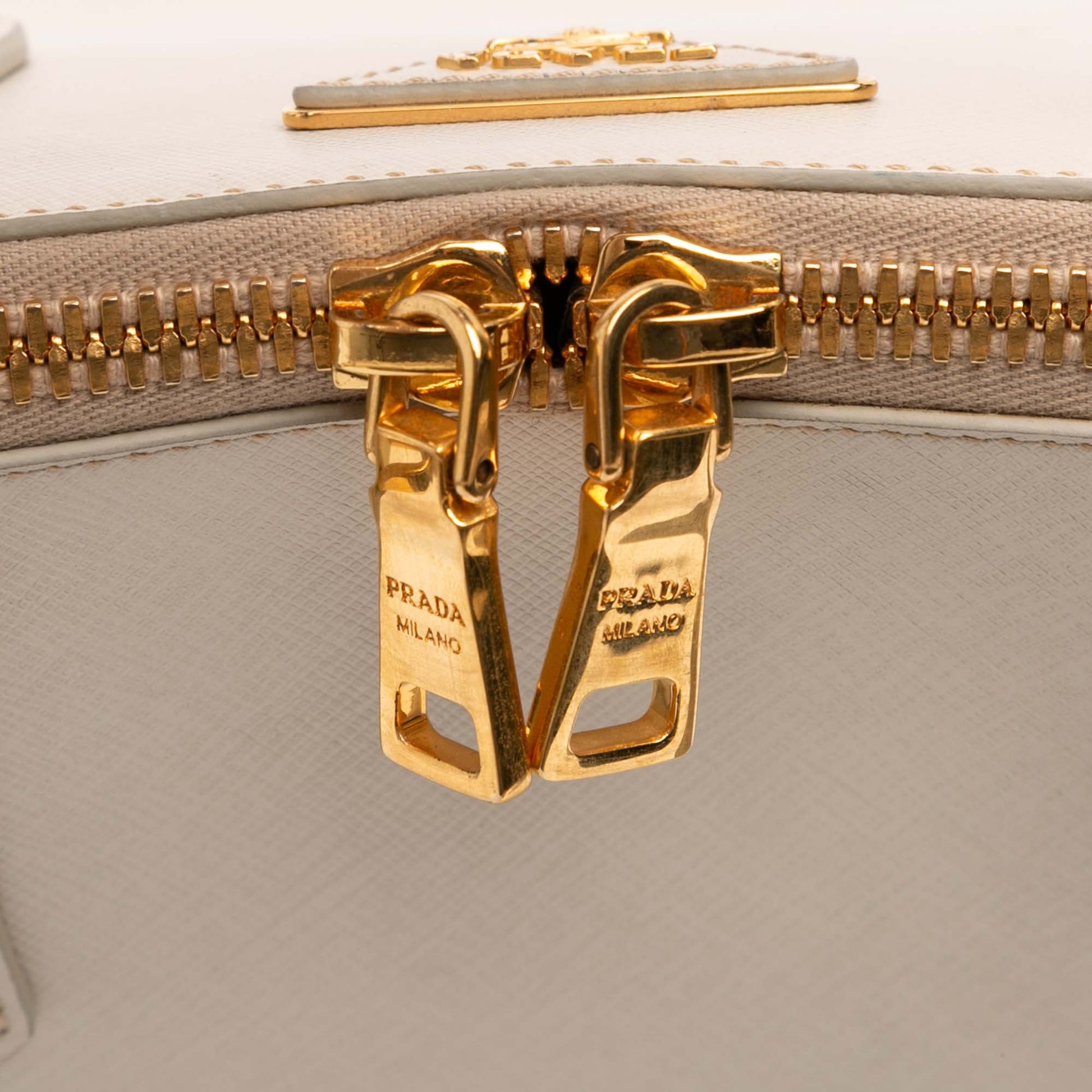 Prada Large Saffiano Lux Promenade Satchel