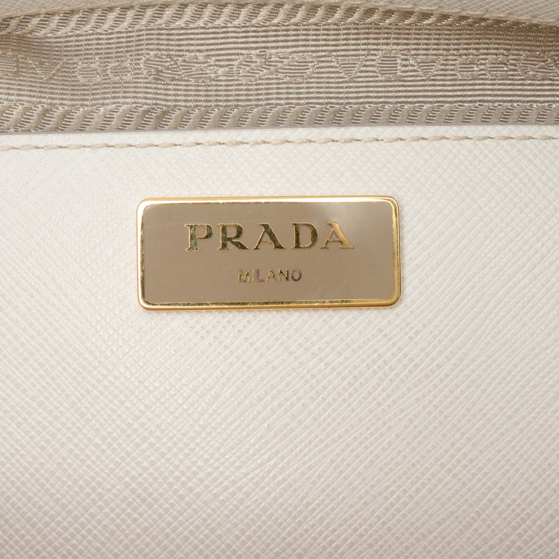 Prada Large Saffiano Lux Promenade Satchel