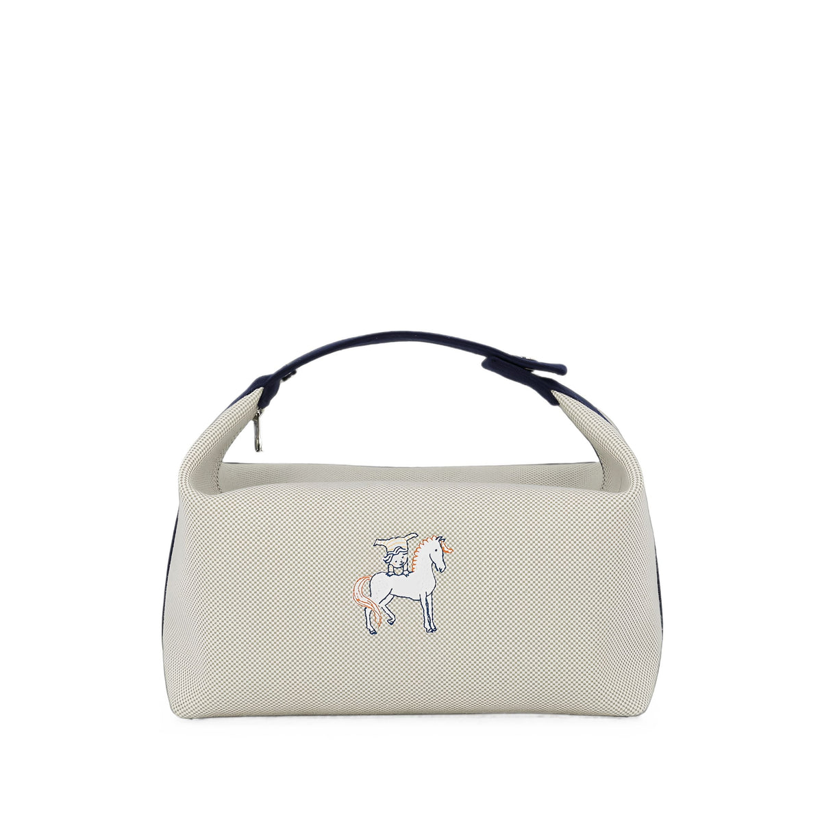 Hermès Large Toile Bride A Brac Cabriole Case — Beige