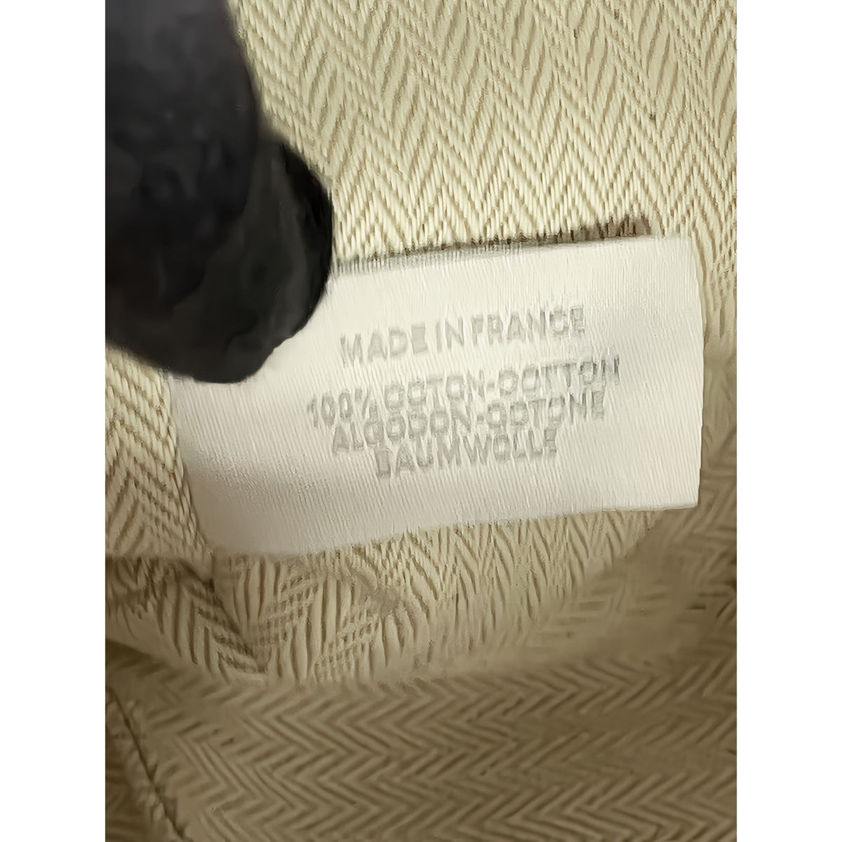 Hermès Large Toile Bride A Brac Cabriole Case — Beige
