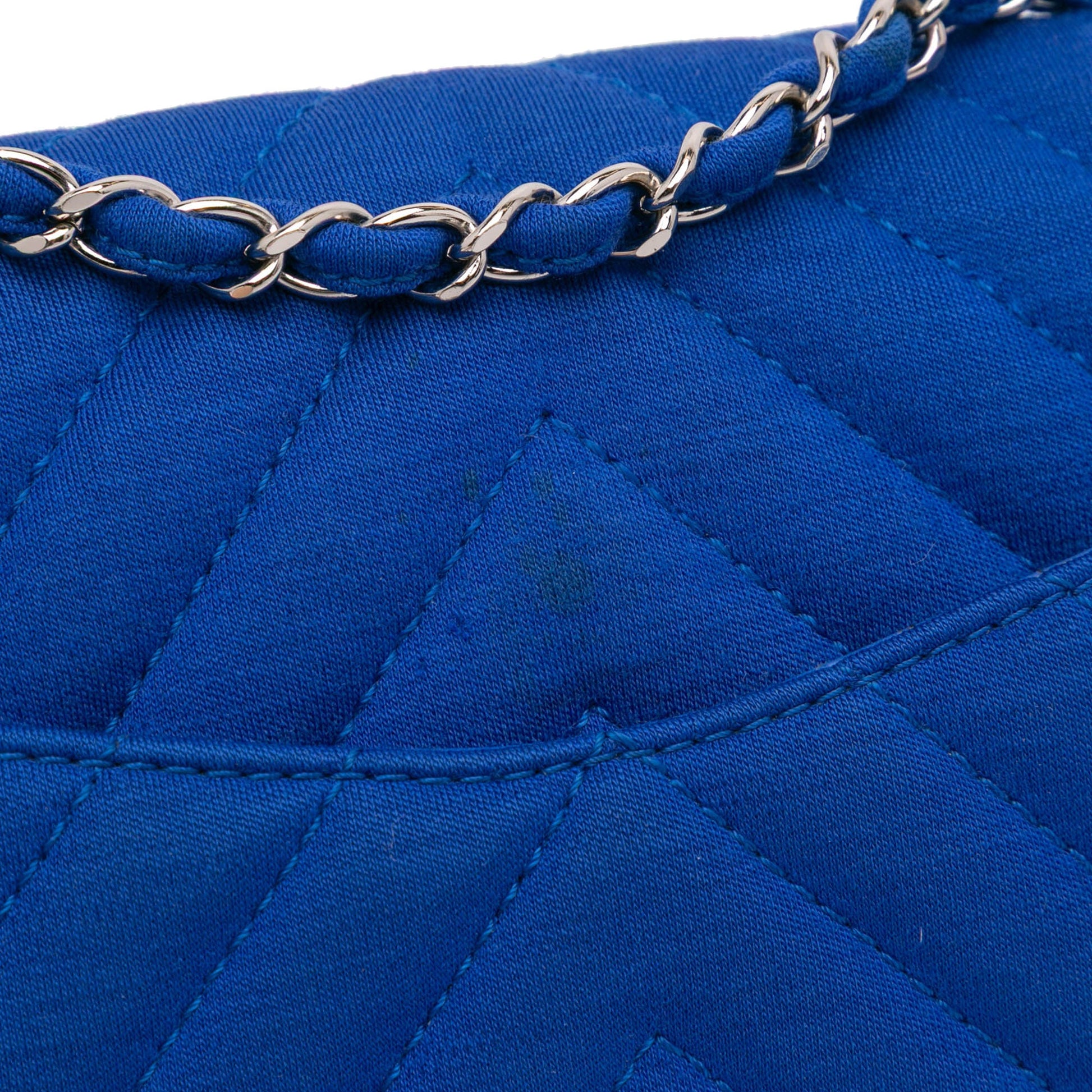 Chanel Medium Chevron Jersey Single Flap