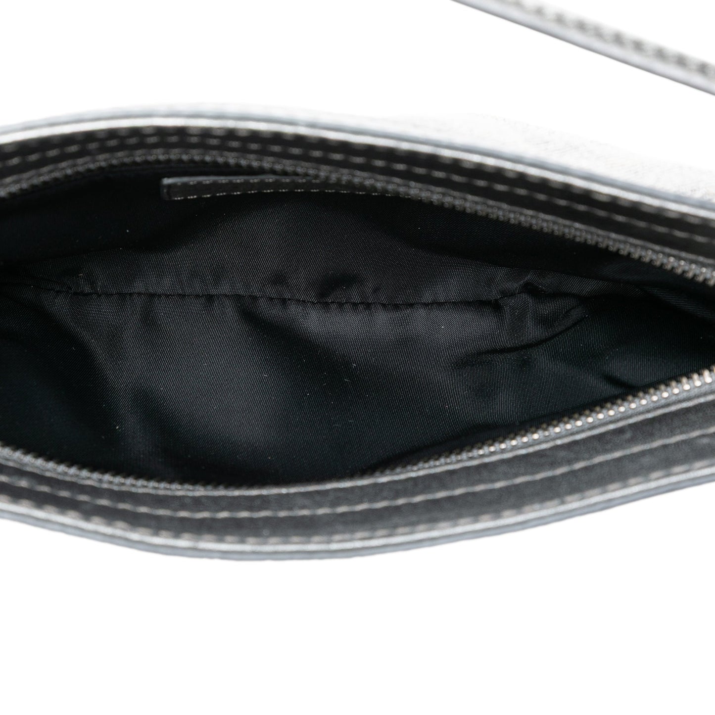 Burberry Shimmer Check Canvas Shoulder Bag