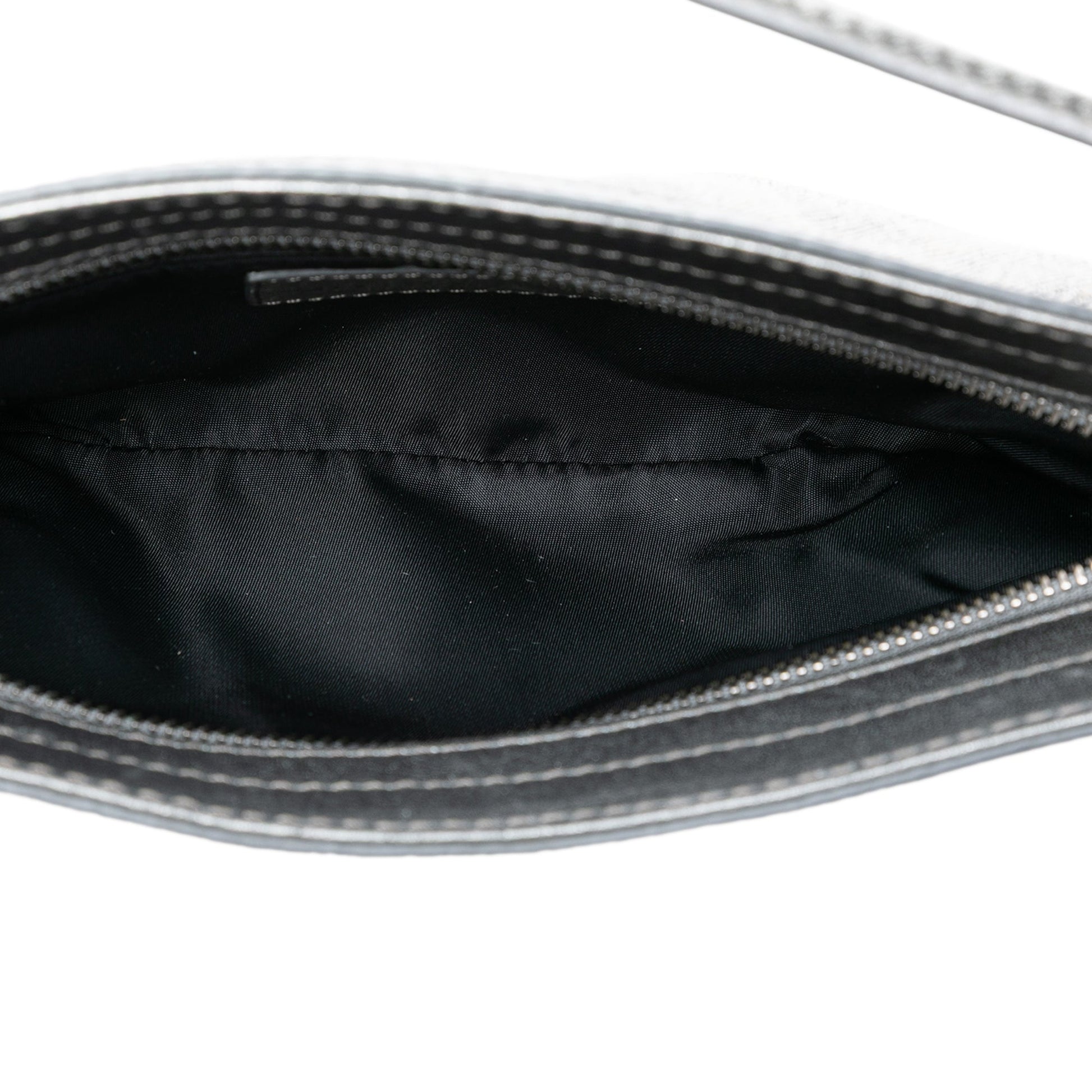 Burberry Shimmer Check Canvas Shoulder Bag
