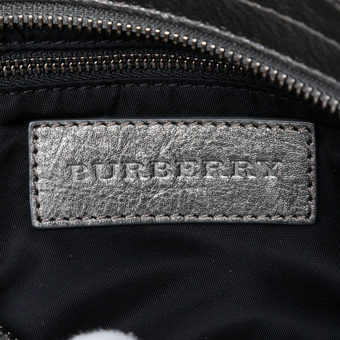 Burberry Shimmer Check Canvas Shoulder Bag