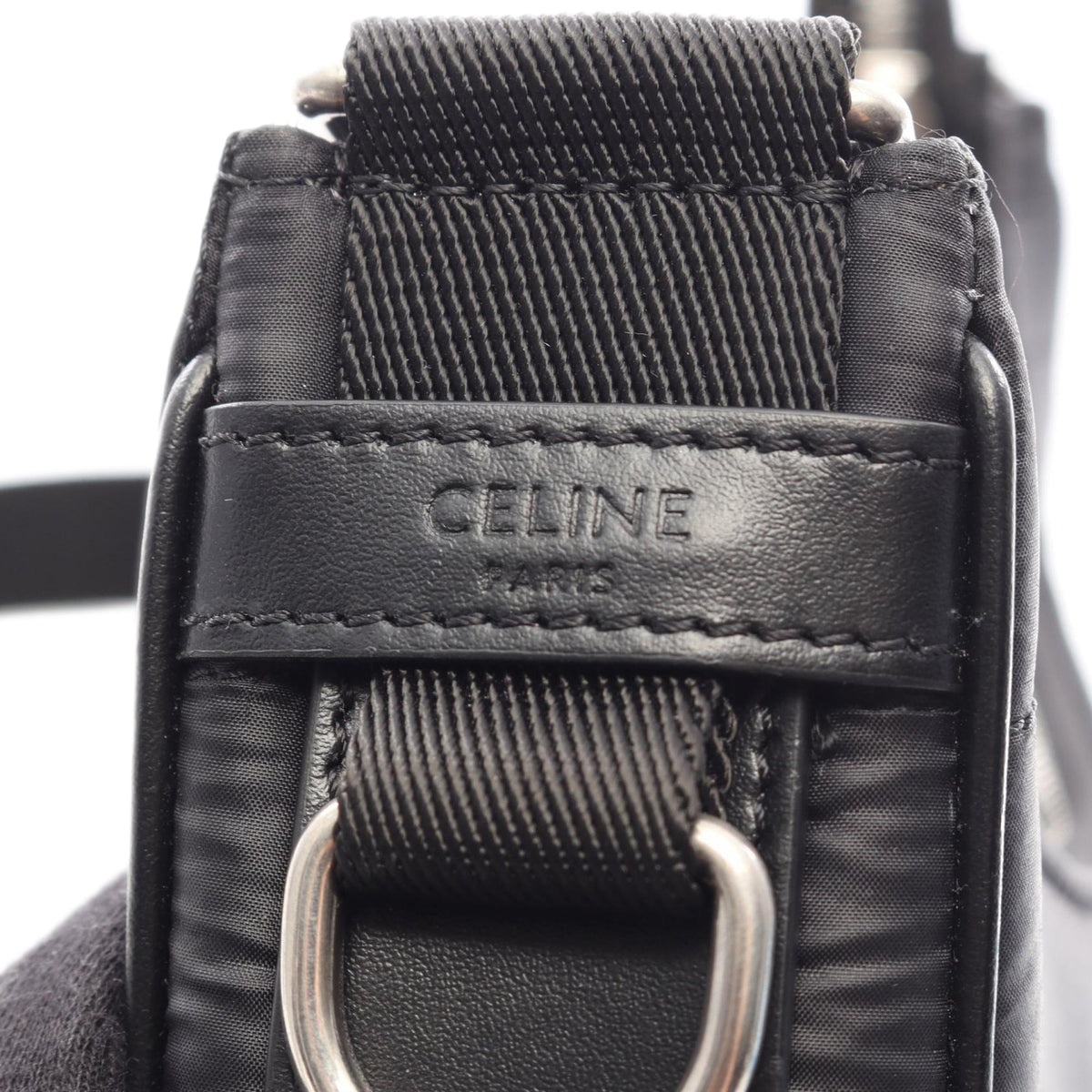 Celine Medium Nylon Ava — Black