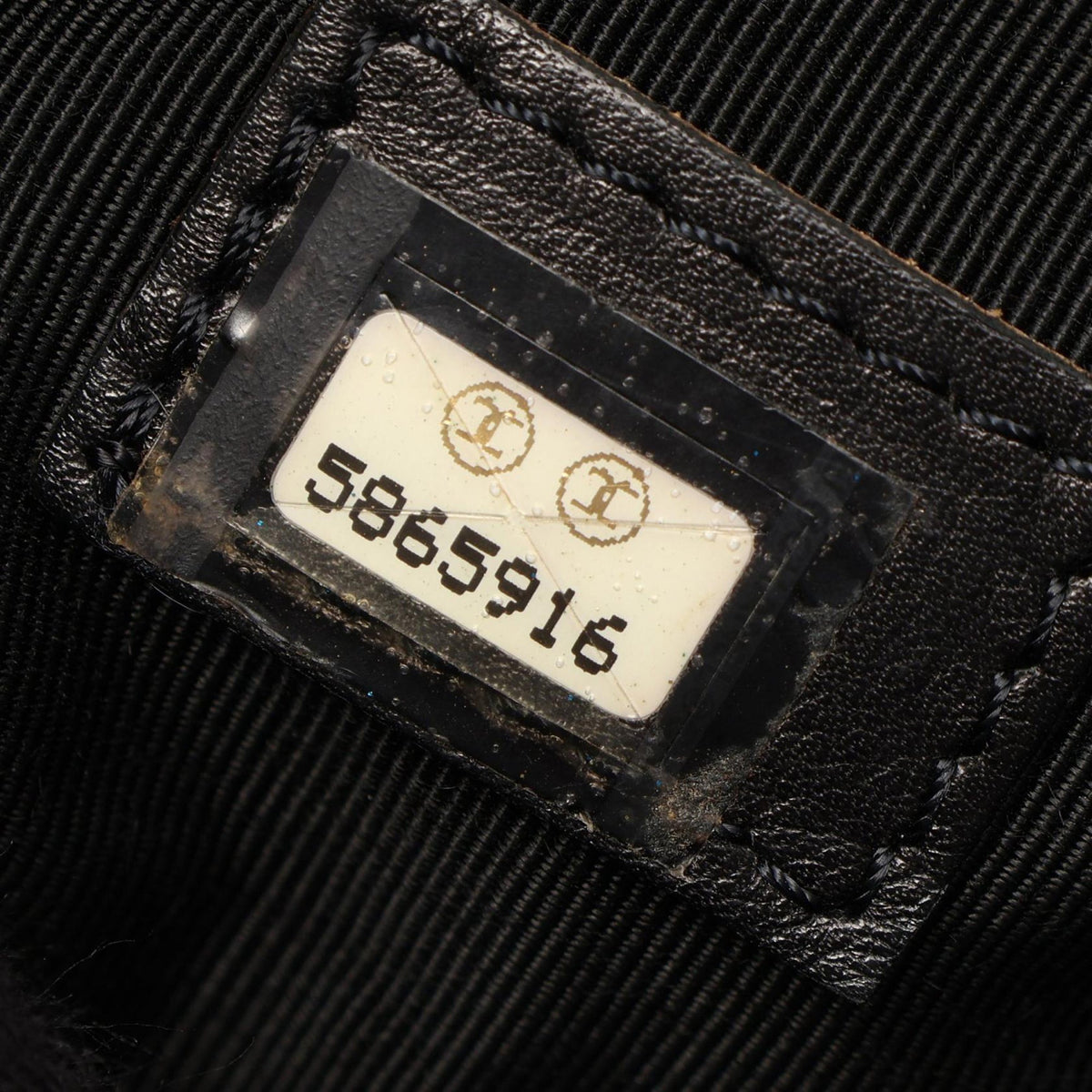 Chanel CC Caviar Chain Zip Tote — Black