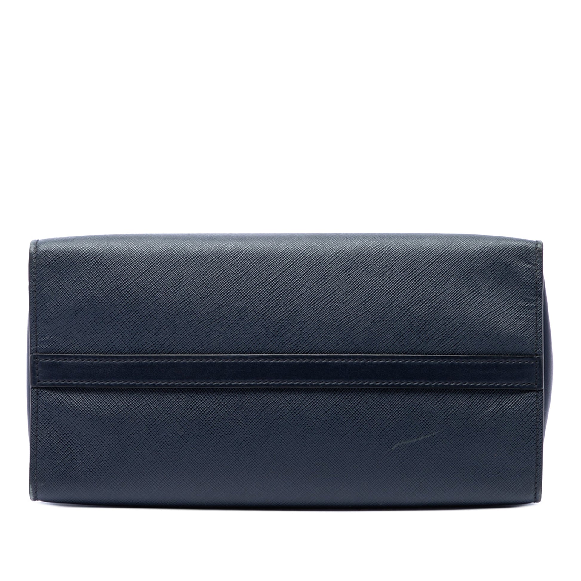 Prada City Calf Trimmed Saffiano Greche Paradigme Bag