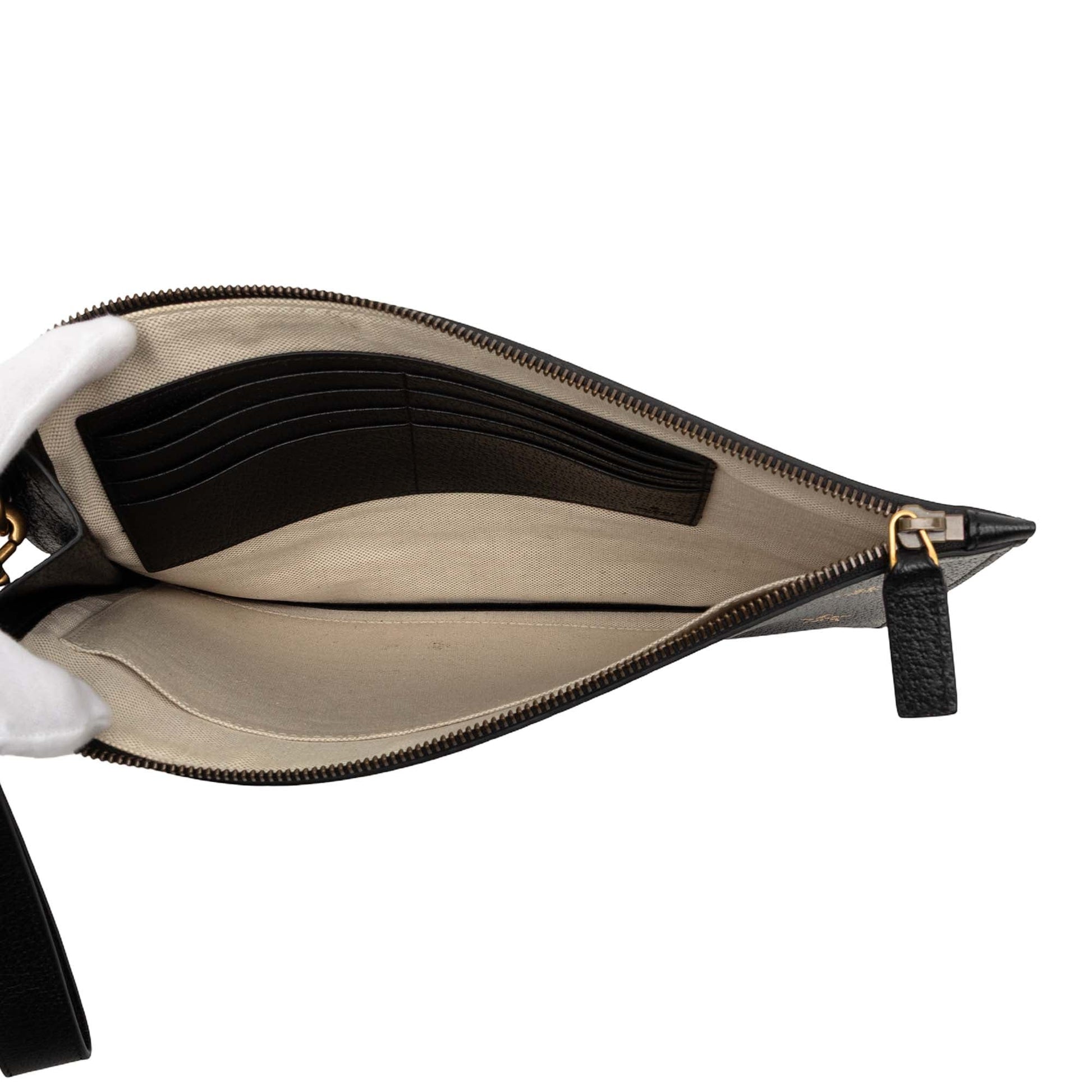 Gucci Calfskin Bee Star Clutch