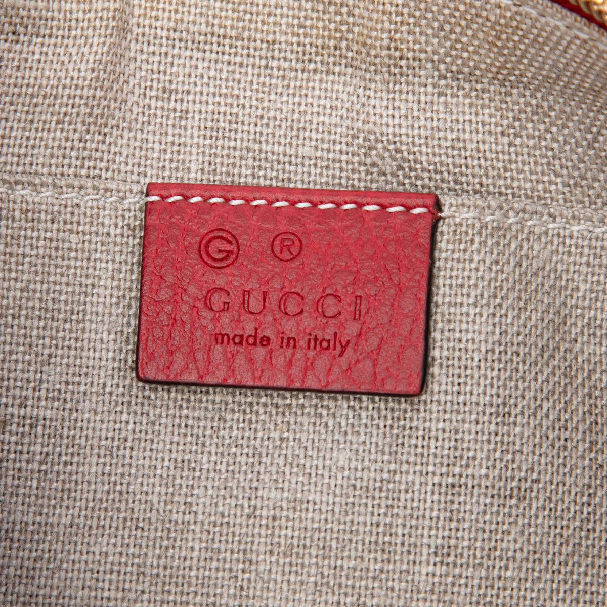 Gucci Calfskin Bamboo Clutch