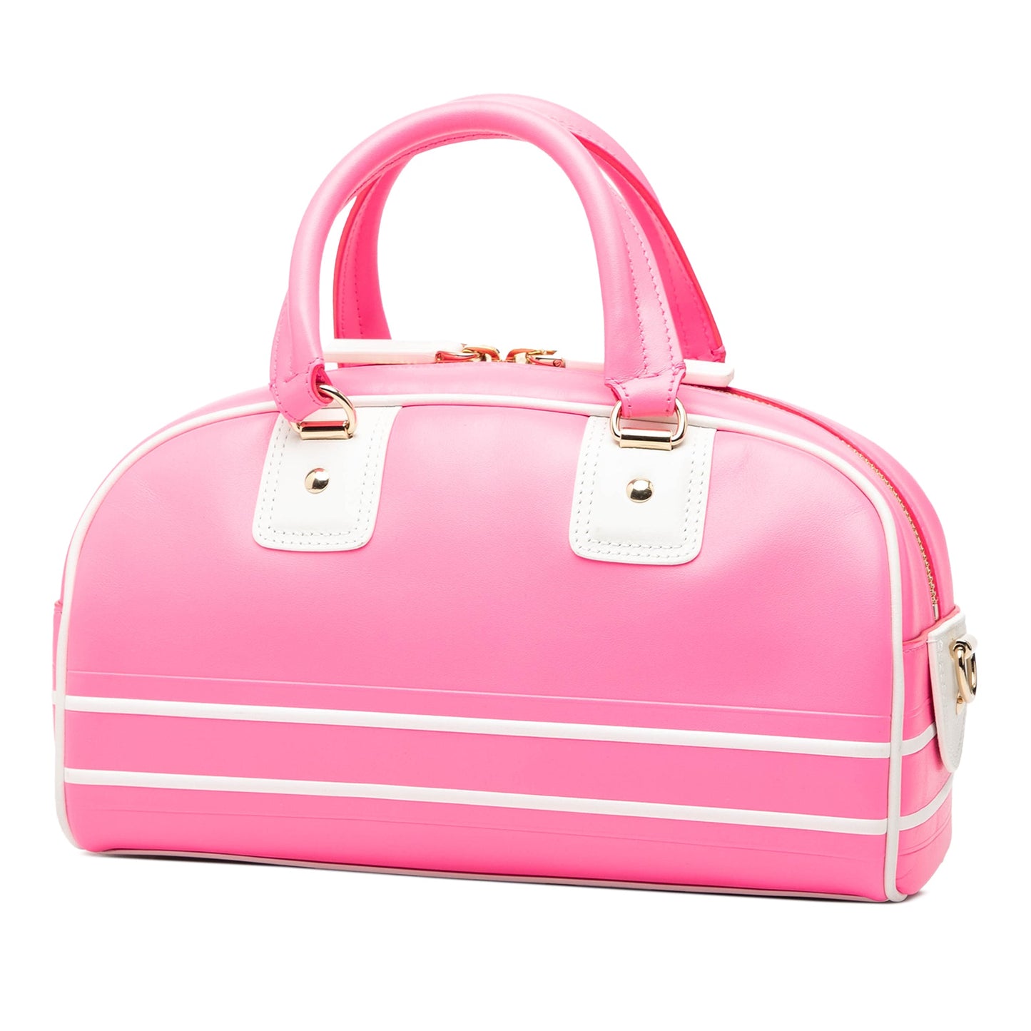 Dior Small Leather Dior Vibe Zip Bowling Bag