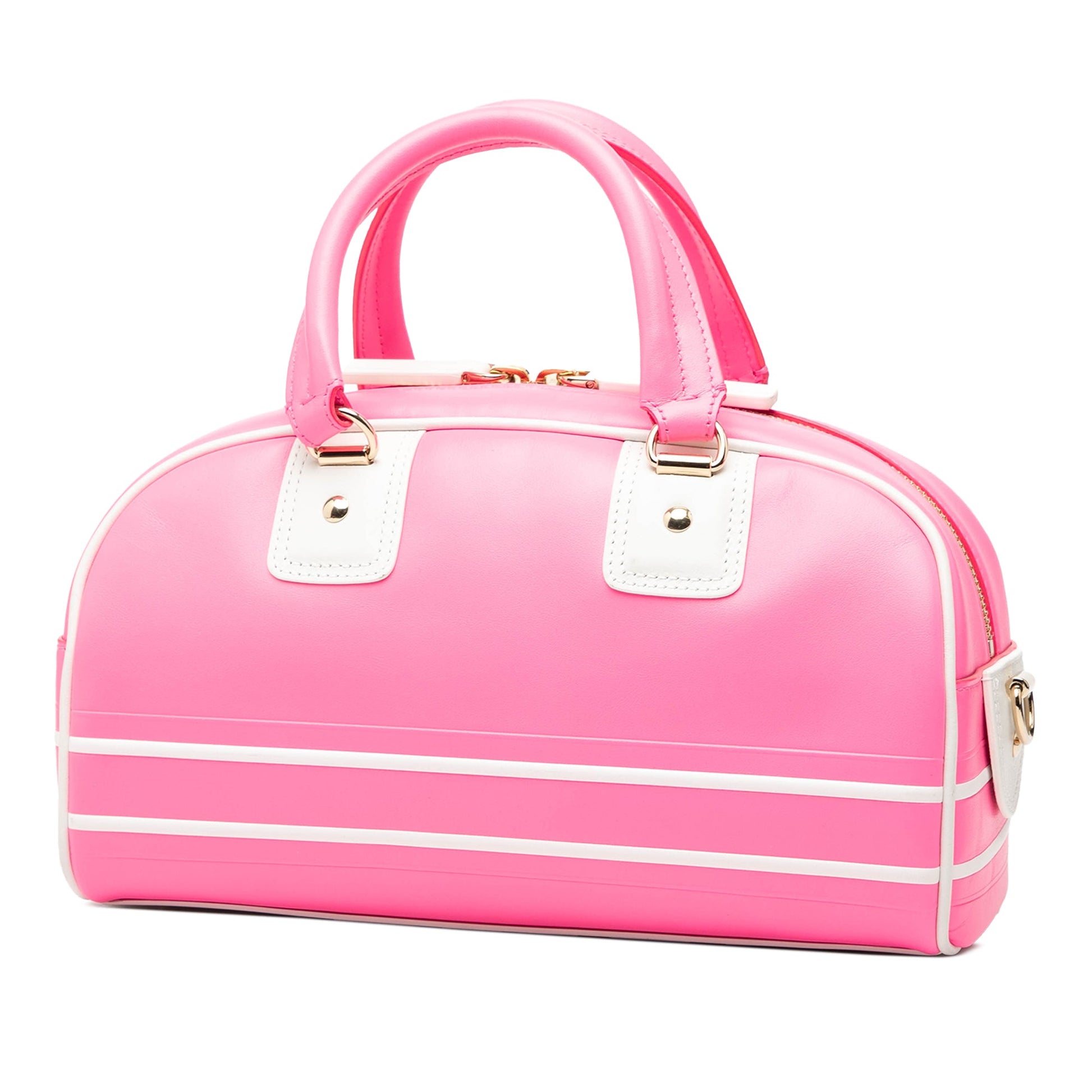 Dior Small Leather Dior Vibe Zip Bowling Bag