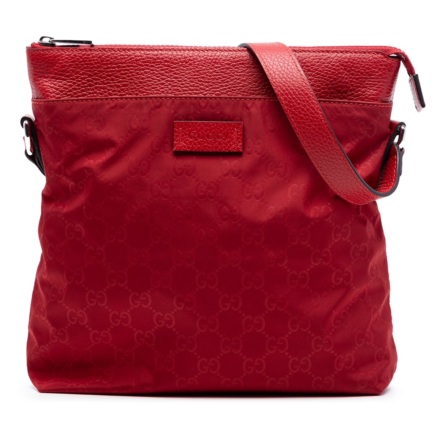 GG Nylon Flat Messenger Bag