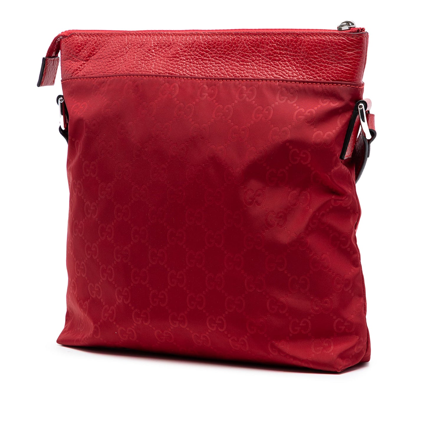 GG Nylon Flat Messenger Bag