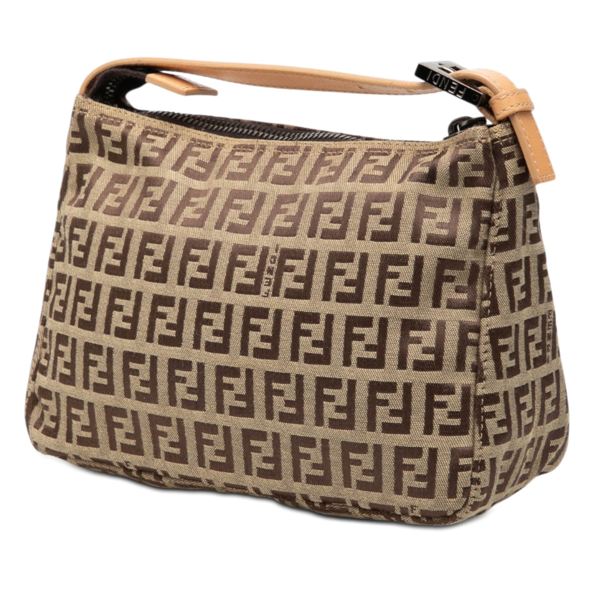 Fendi Zucchino Canvas Handbag