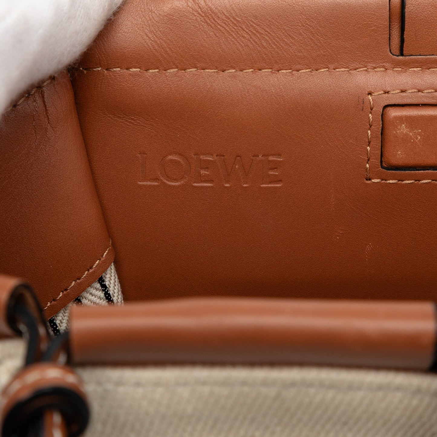 LOEWE Small Canvas Cushion Tote