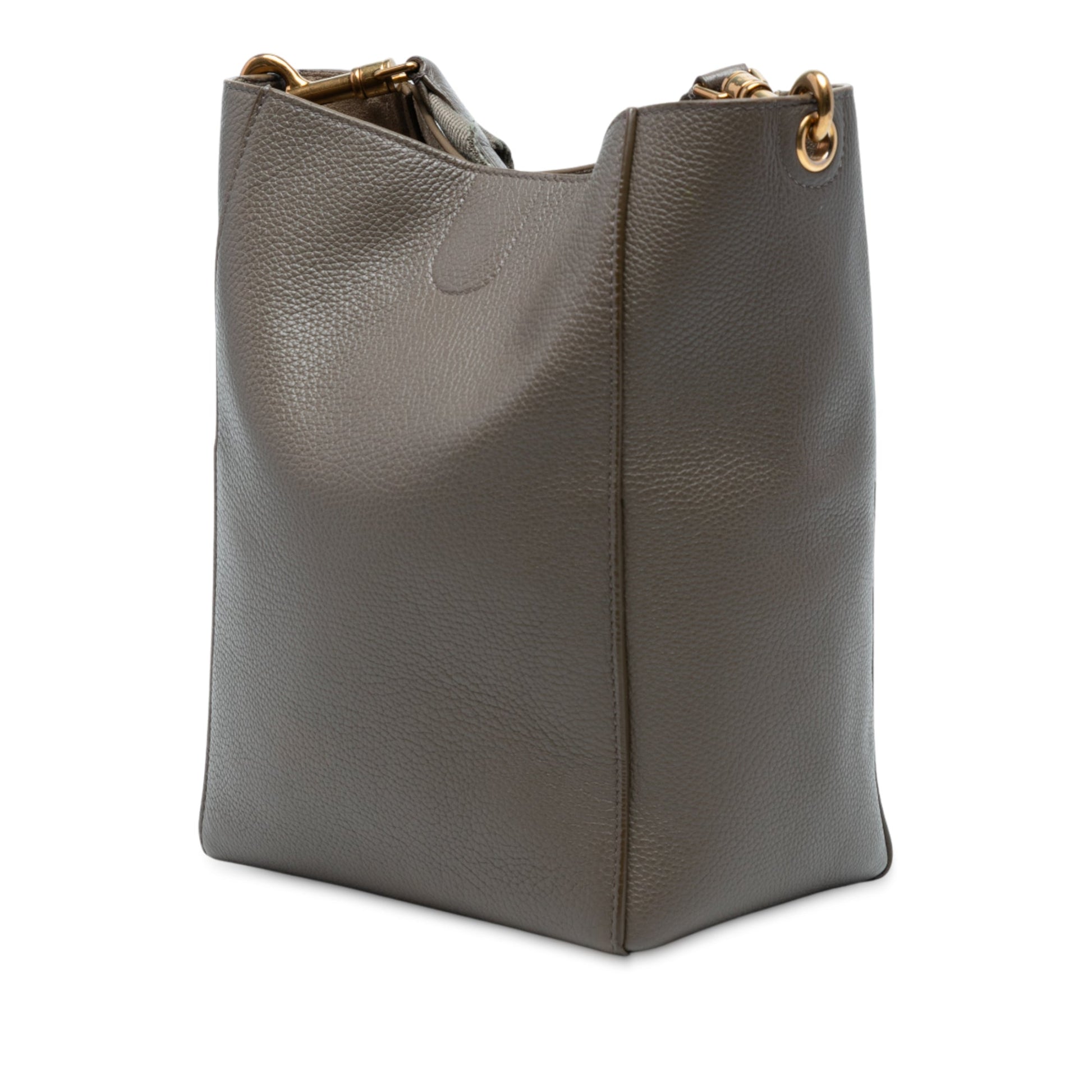 Celine Small Soft Grained Calfskin Seau Sangle Bucket Bag