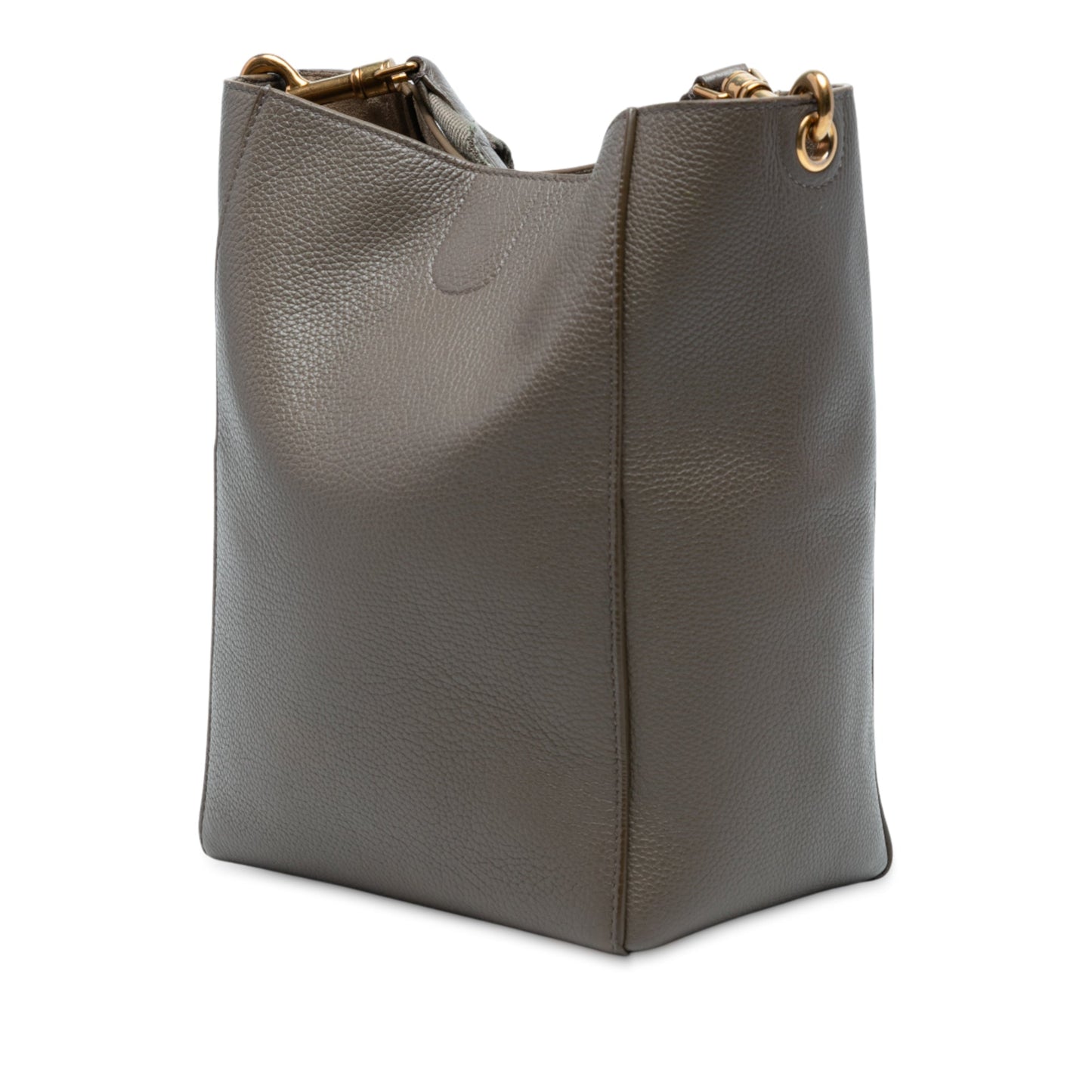 Celine Small Soft Grained Calfskin Seau Sangle Bucket Bag