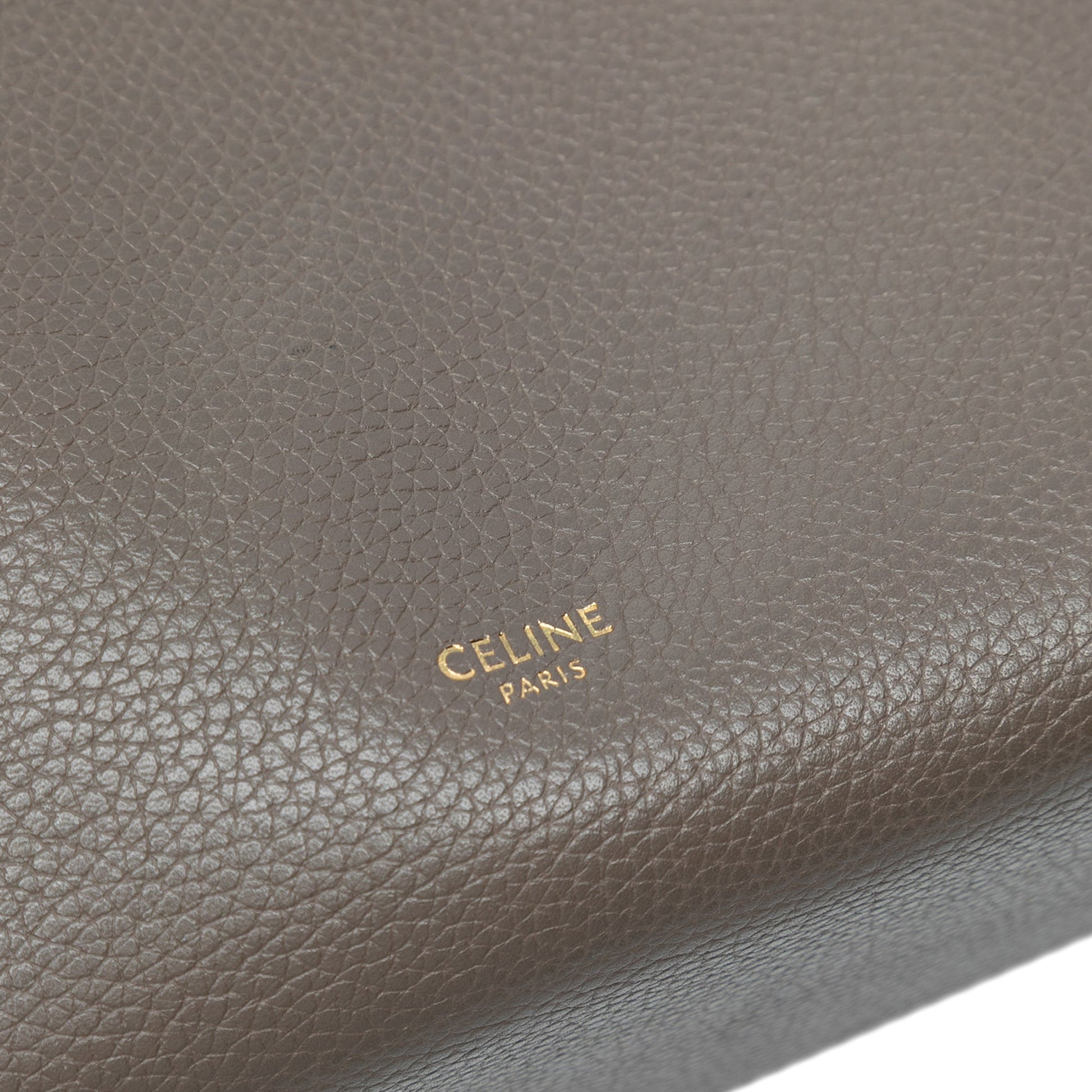 Celine Small Soft Grained Calfskin Seau Sangle Bucket Bag