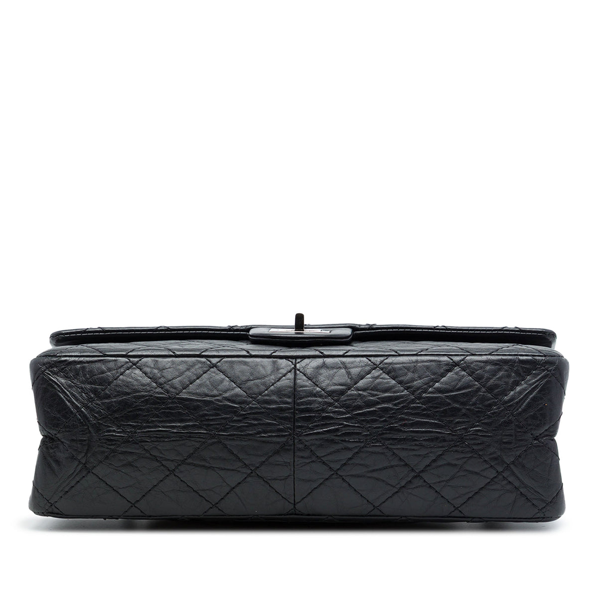 Chanel Quilted Aged Calfskin Reissue 2.55 Double Flap 226 — Black