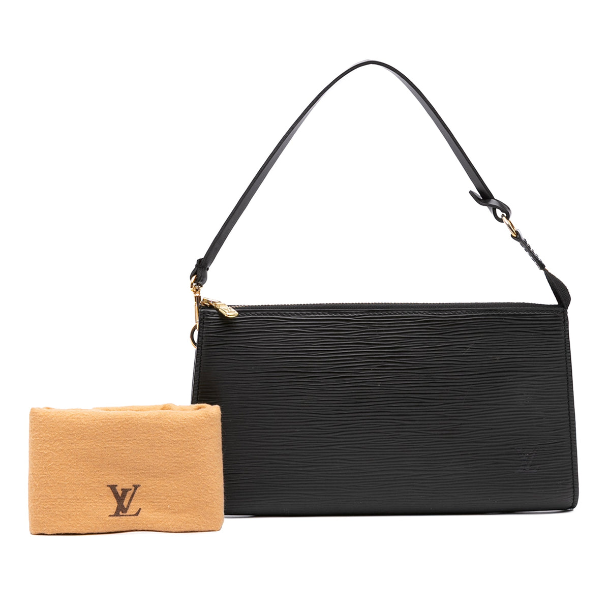 Louis Vuitton Epi Pochette Accessoires — Black