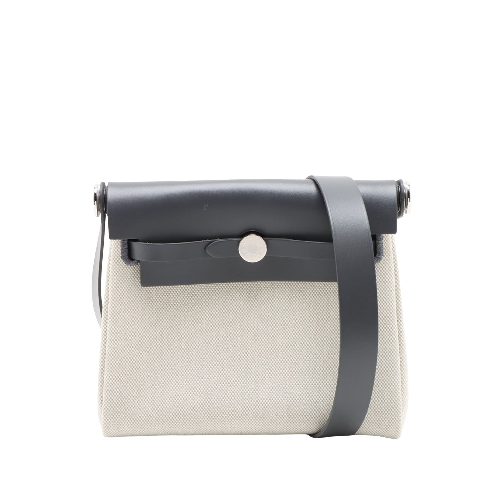 Hermès Military Toile and Vache Hunter Herbag Zip 20