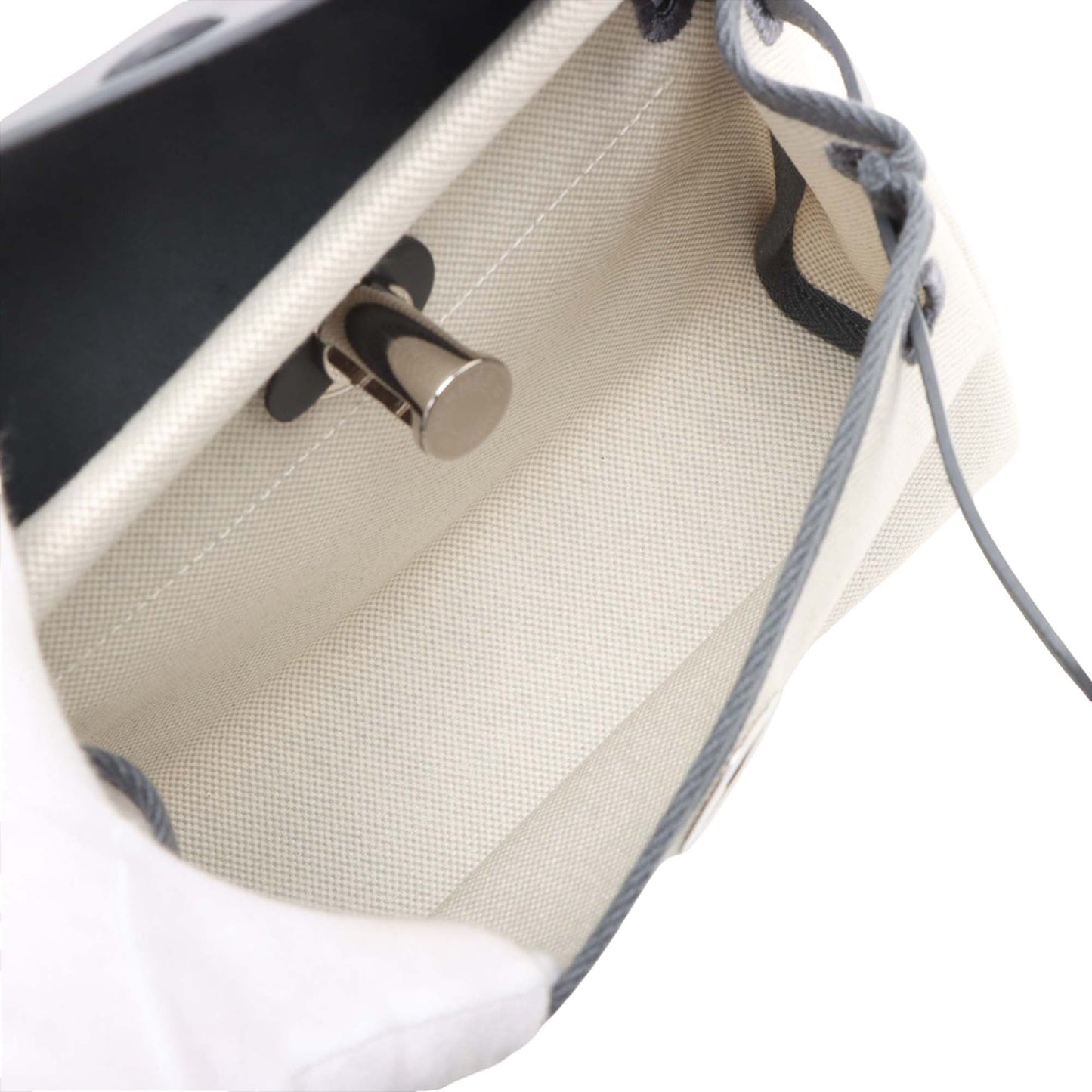 Hermès Military Toile and Vache Hunter Herbag Zip 20
