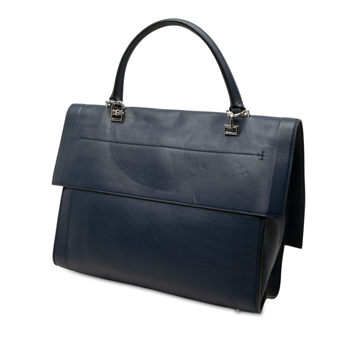 Givenchy Small Grained Calfskin Shark Lock Satchel