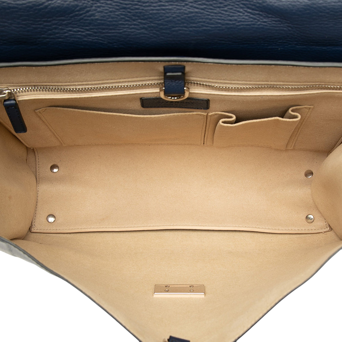 Givenchy Small Grained Calfskin Shark Lock Satchel