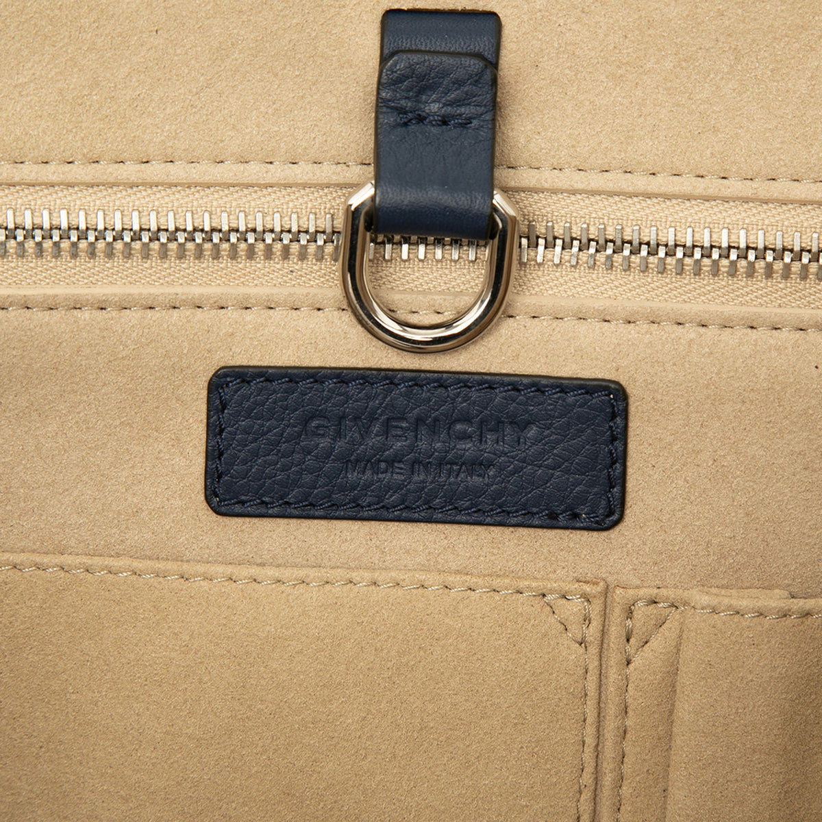 Givenchy Small Grained Calfskin Shark Lock Satchel