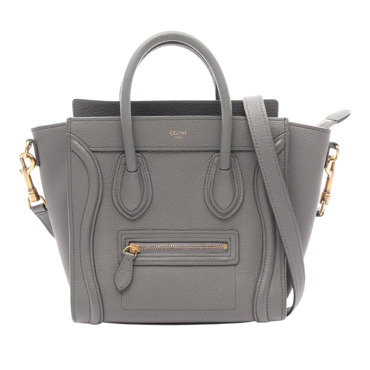 Celine Nano Leather Luggage Tote
