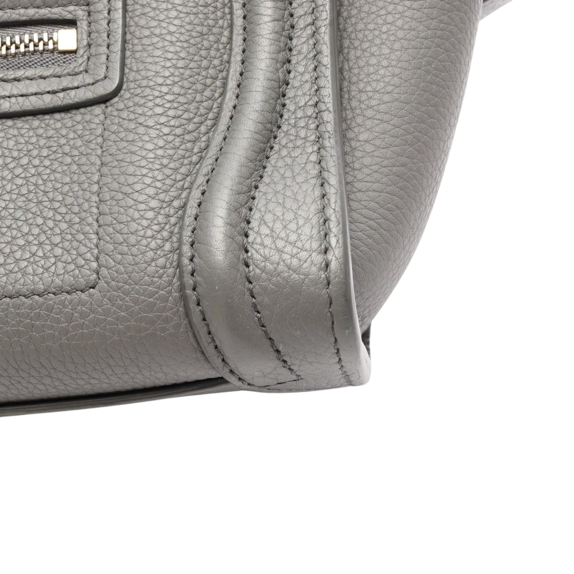 Celine Nano Leather Luggage Tote