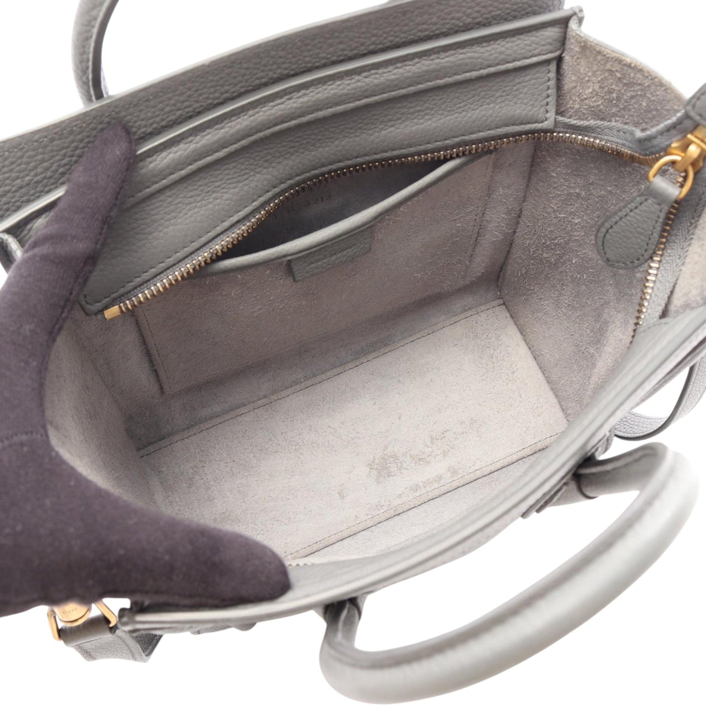 Celine Nano Leather Luggage Tote