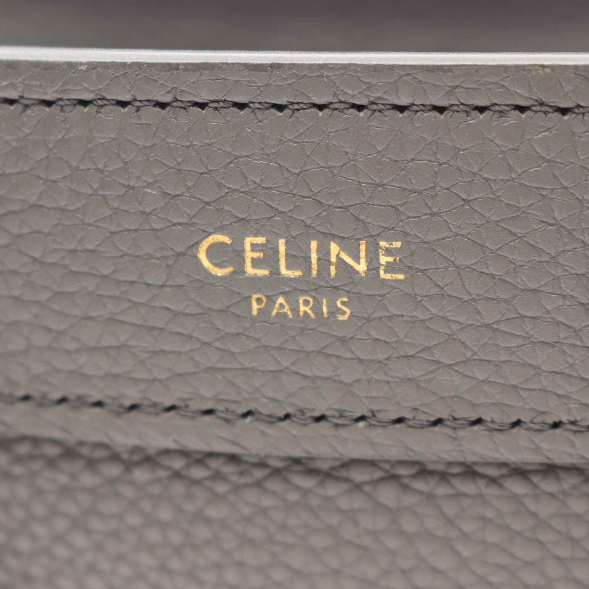 Celine Nano Leather Luggage Tote