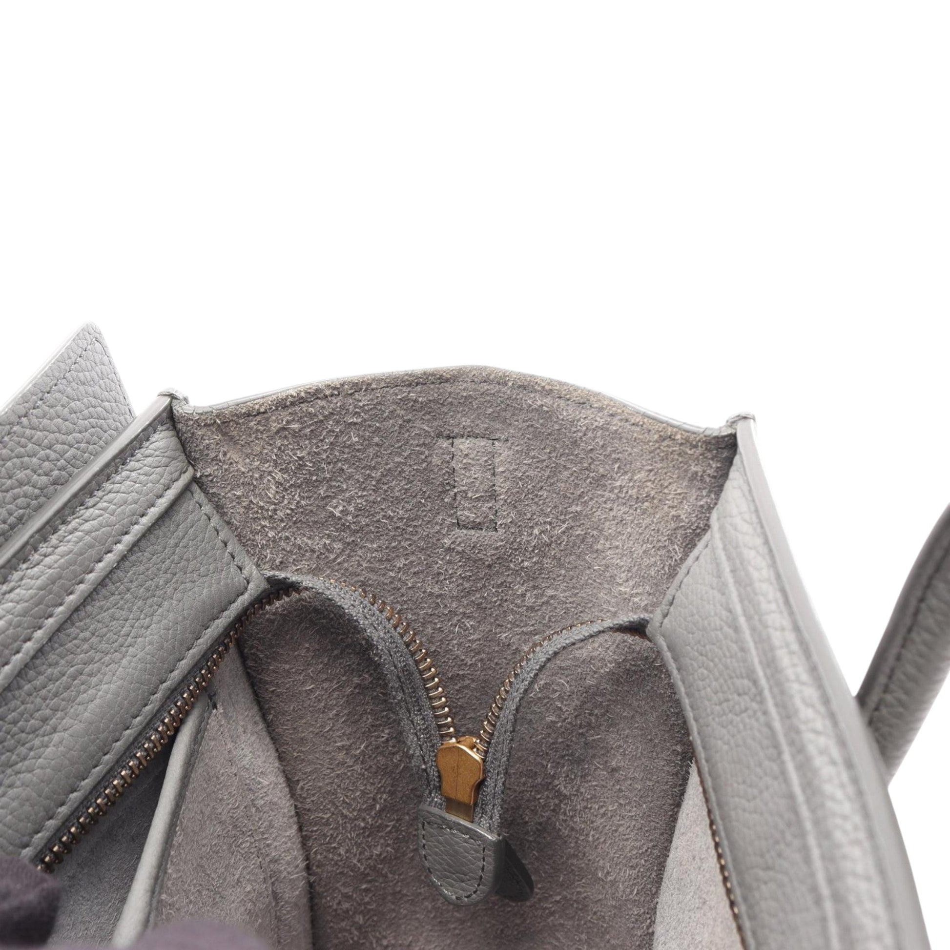 Celine Nano Leather Luggage Tote