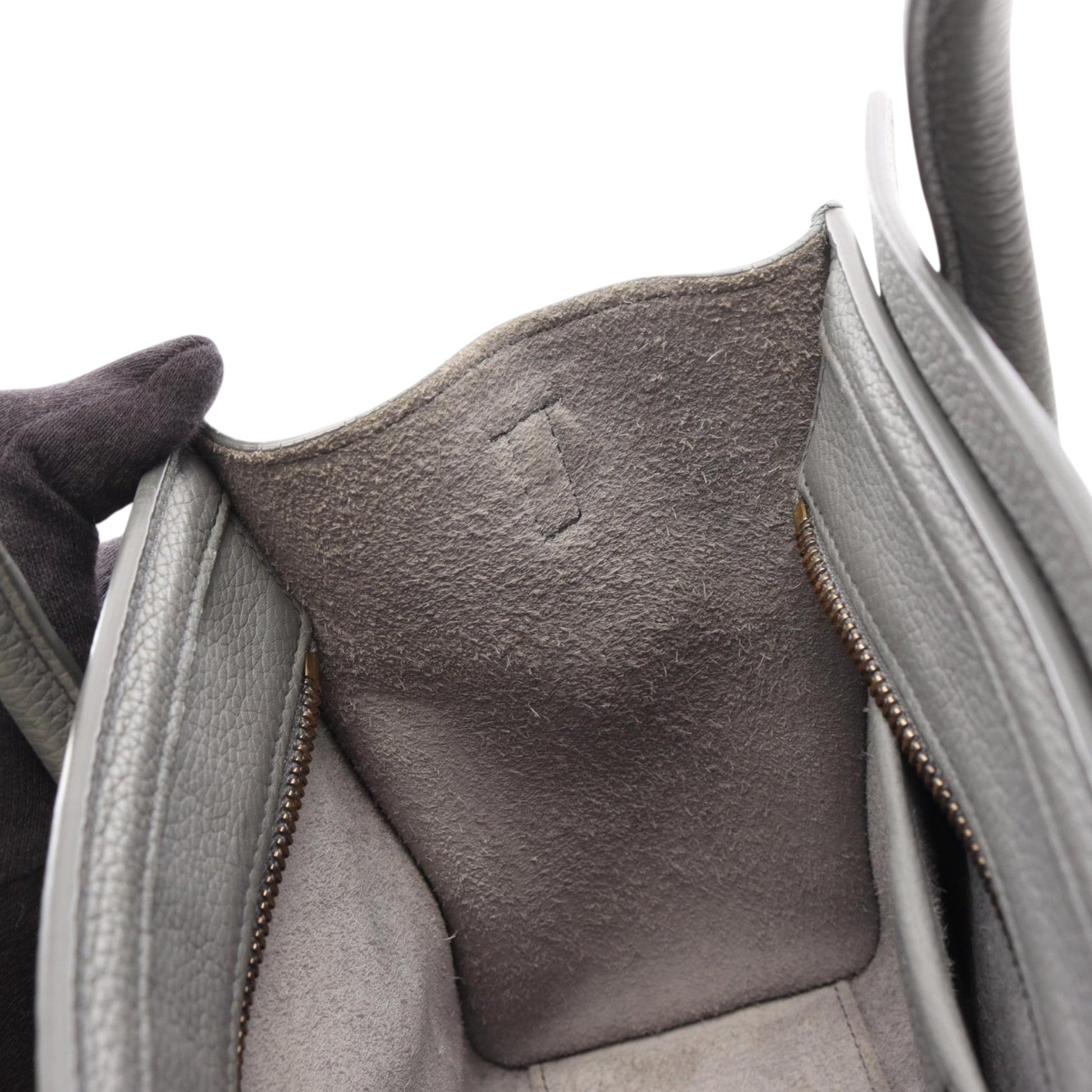 Celine Nano Leather Luggage Tote
