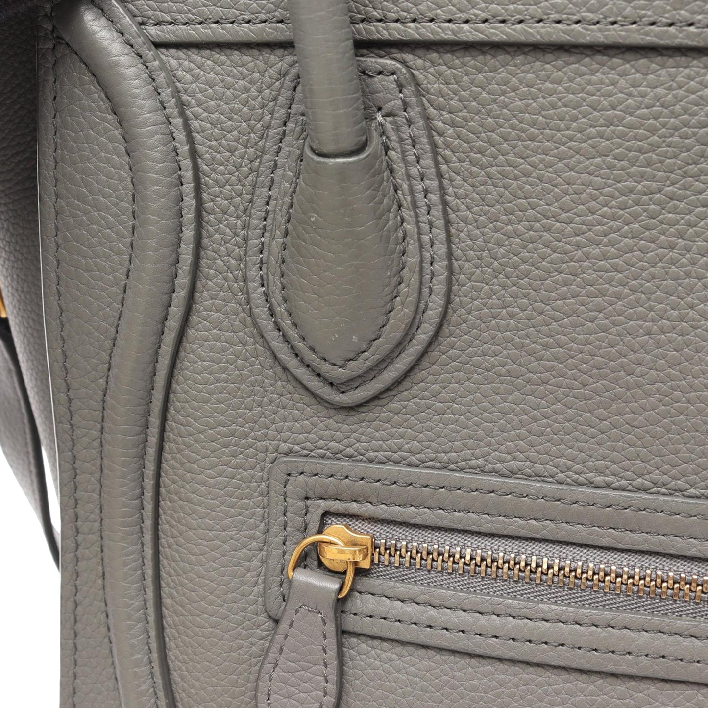 Celine Nano Leather Luggage Tote