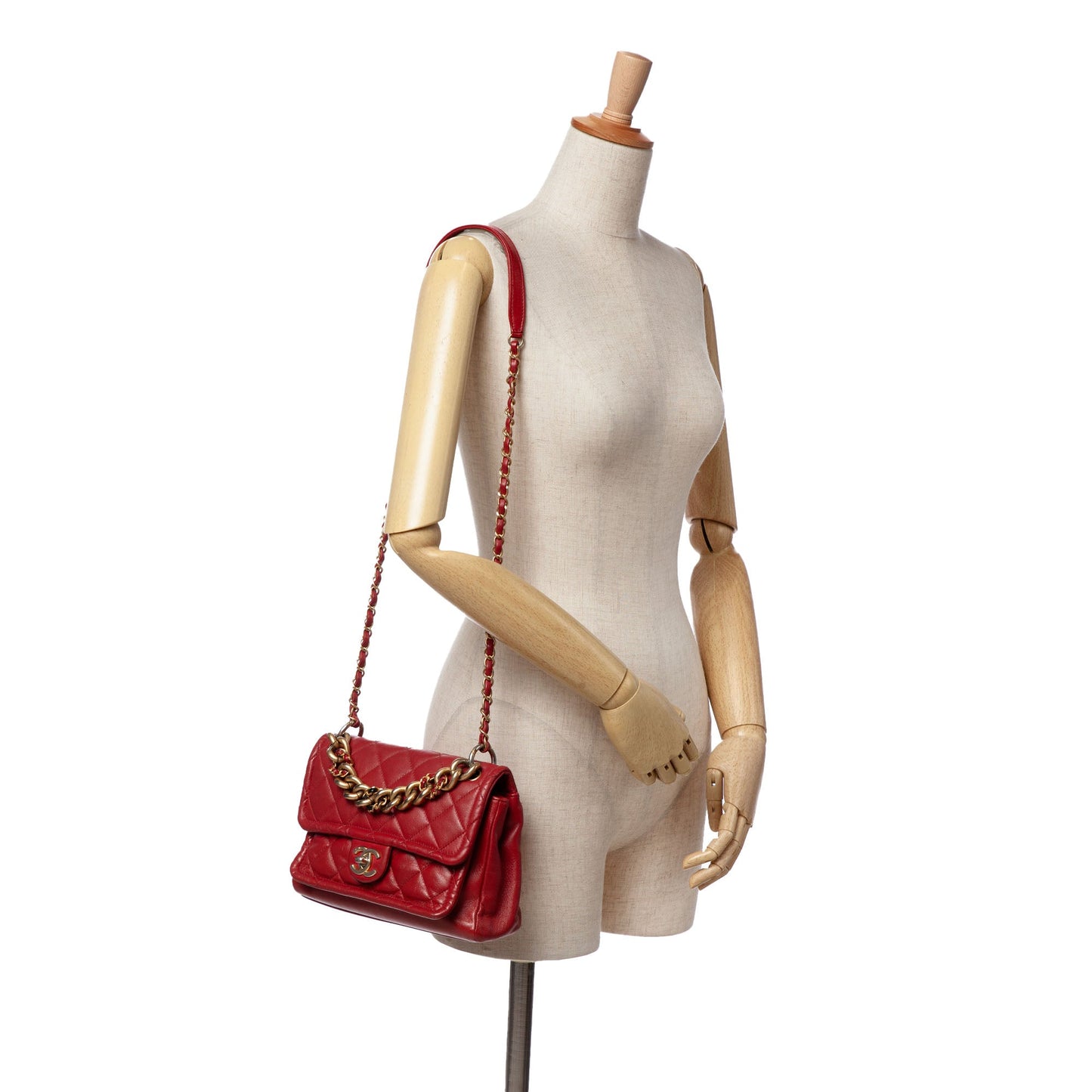 Chanel Small Quilted Lambskin Chain Link Flap