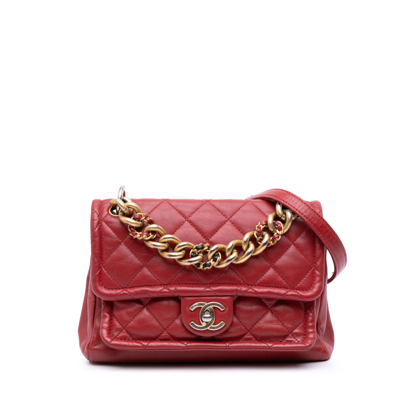 Chanel Small Quilted Lambskin Chain Link Flap