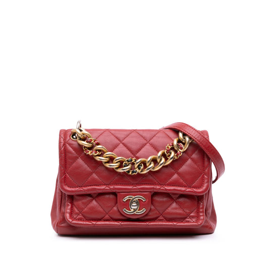 Chanel Small Quilted Lambskin Chain Link Flap