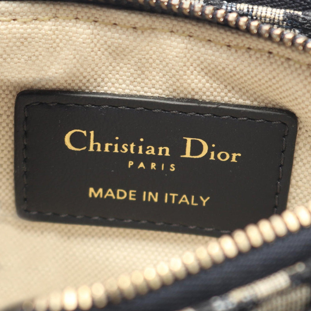 Dior Oblique Canvas Saddle Triple Zip Crossbody