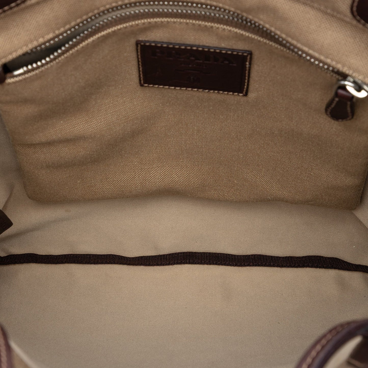 Prada Canvas Canapa Logo Tote