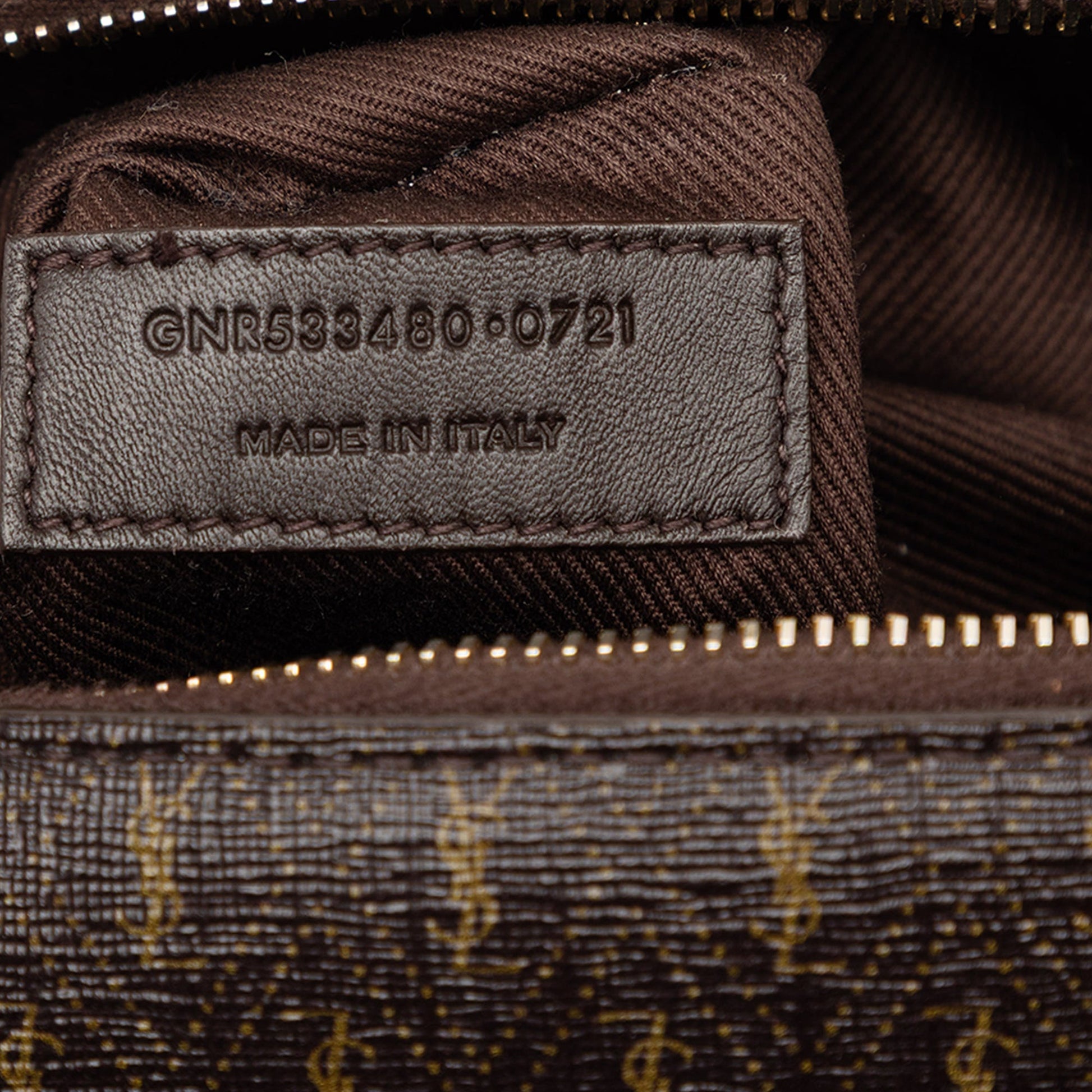 Saint Laurent Le Monogramme Coated Canvas and Leather Striped Boston Bag