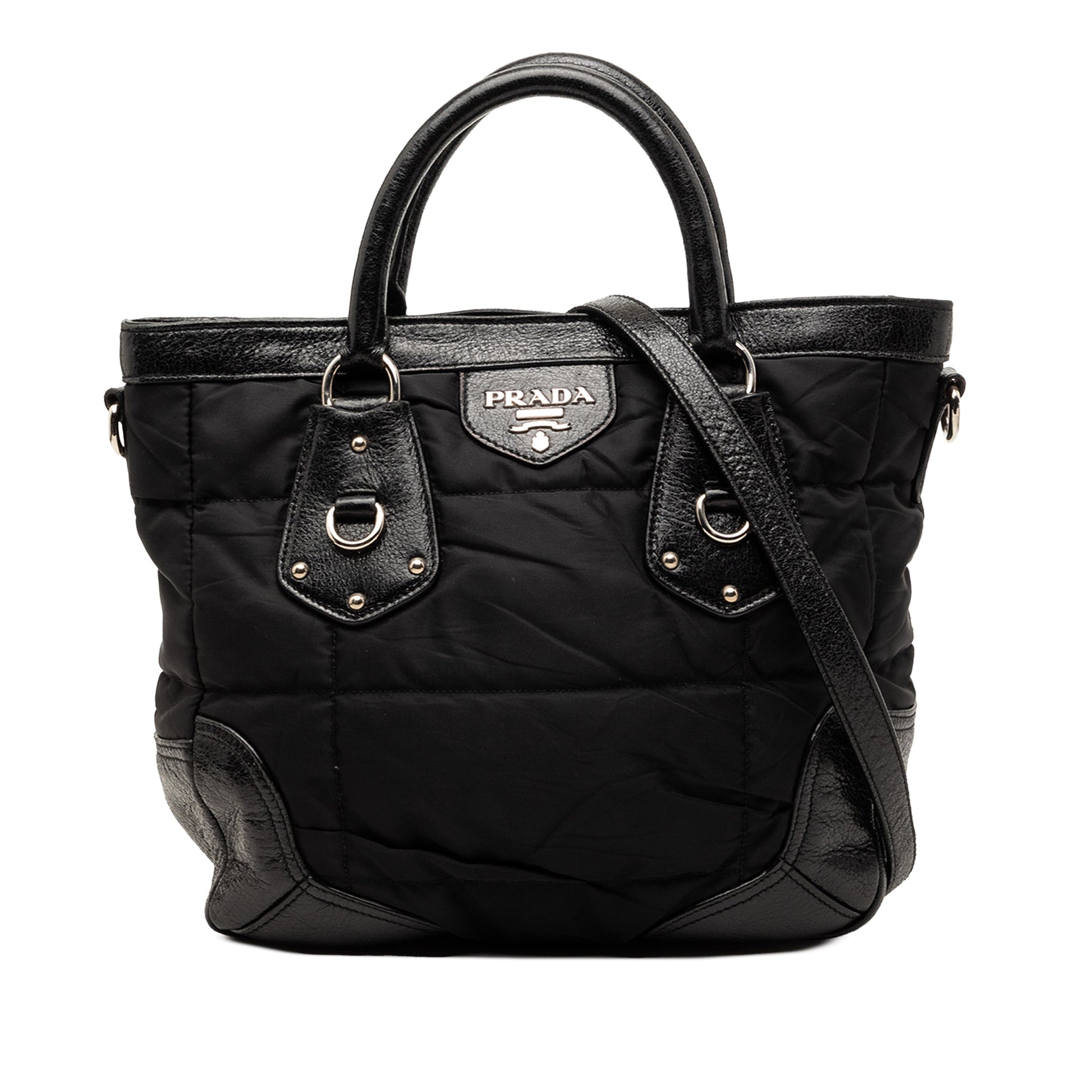 Prada Tessuto Cervo Lux 24H Tote